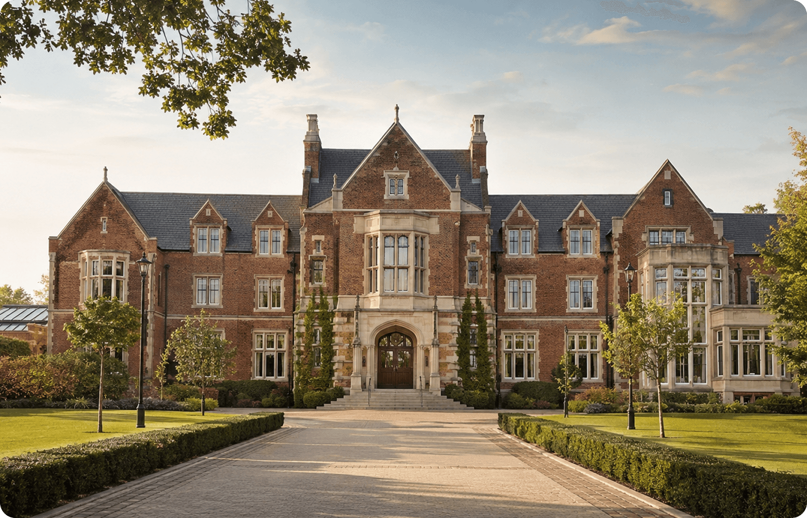 Boarding school campus building