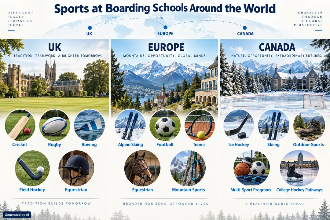 Lo sport nei collegi di tutto il mondo